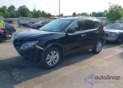 2016 Nissan Rogue Sv z USA, uszkodzony, nr VIN KNMAT2MT3GP645190